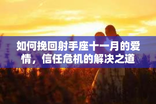 如何挽回射手座十一月的爱情，信任危机的解决之道