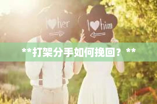 **打架分手如何挽回？**
