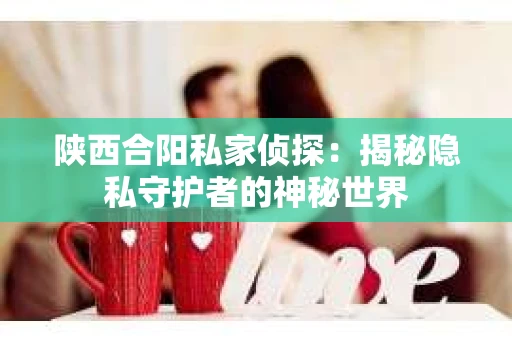 陕西合阳私家侦探：揭秘隐私守护者的神秘世界