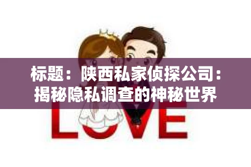 标题:陕西私家侦探公司:揭秘隐私调查的神秘世界 标题:陕西私家侦探公司:揭秘隐私调查的神秘世界
