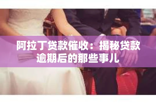 阿拉丁贷款催收：揭秘贷款逾期后的那些事儿
