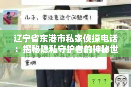 辽宁省东港市私家侦探电话：揭秘隐私守护者的神秘世界