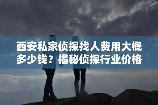 西安私家侦探找人费用大概多少钱？揭秘侦探行业价格之谜