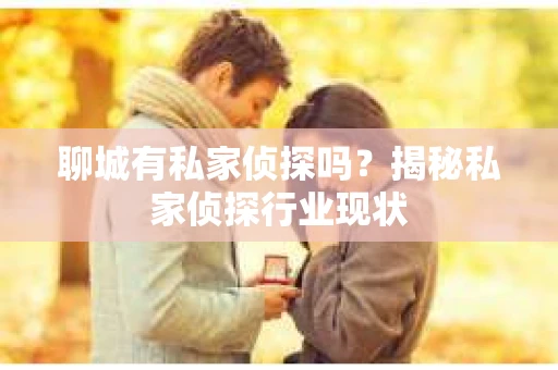 聊城有私家侦探吗?揭秘私家侦探行业现状 聊城有私家侦探吗?揭秘私家侦探行业现状