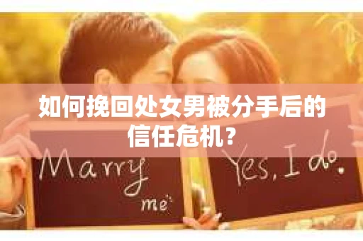 如何挽回处女男被分手后的信任危机? 如何挽回处女男被分手后的信任危机?