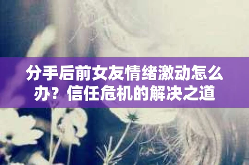 分手后前女友情绪激动怎么办？信任危机的解决之道