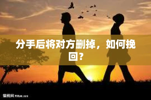 分手后将对方删掉，如何挽回？