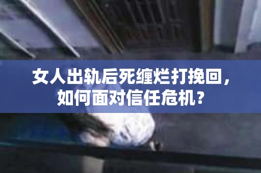 女人出轨后死缠烂打挽回，如何面对信任危机？