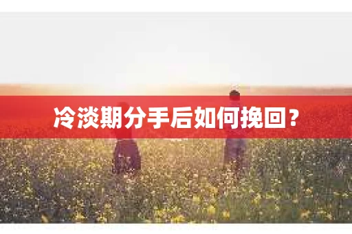 冷淡期分手后如何挽回？