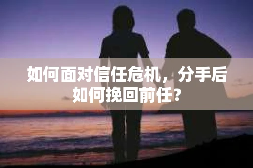 如何面对信任危机，分手后如何挽回前任？