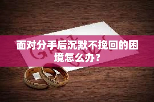 面对分手后沉默不挽回的困境怎么办？